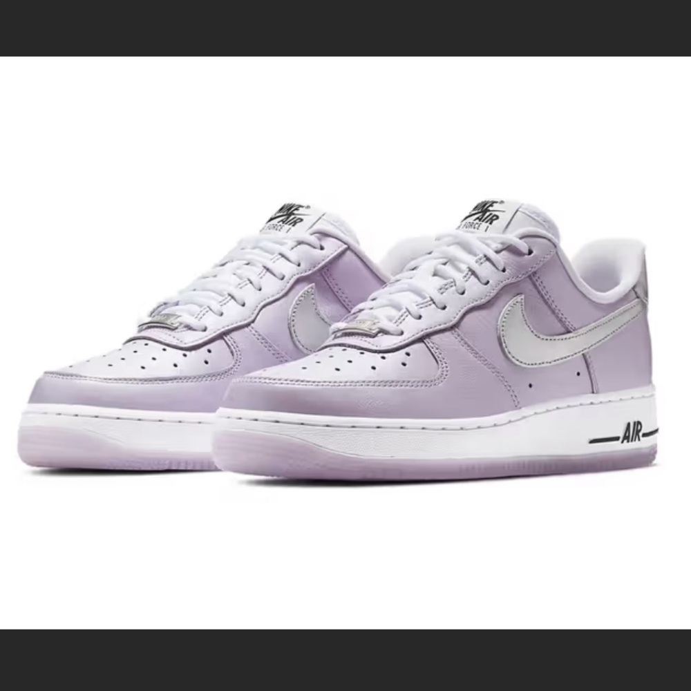 Nike Women's Metallic Lilac Air Force 1